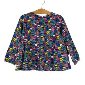 Wakamono Long Sleeve Skull Swing Top